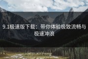 9.1极速版下载：带你体验极致流畅与极速冲浪