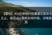【震惊】大V在傍晚时刻遭遇花絮欲言又止，麻豆app官网全网炸锅，详情围观