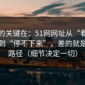 真正的关键在：51网网址从“看着舒服”到“停不下来”，差的就是新手路径（细节决定一切）