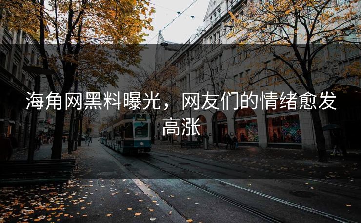海角网黑料曝光，网友们的情绪愈发高涨